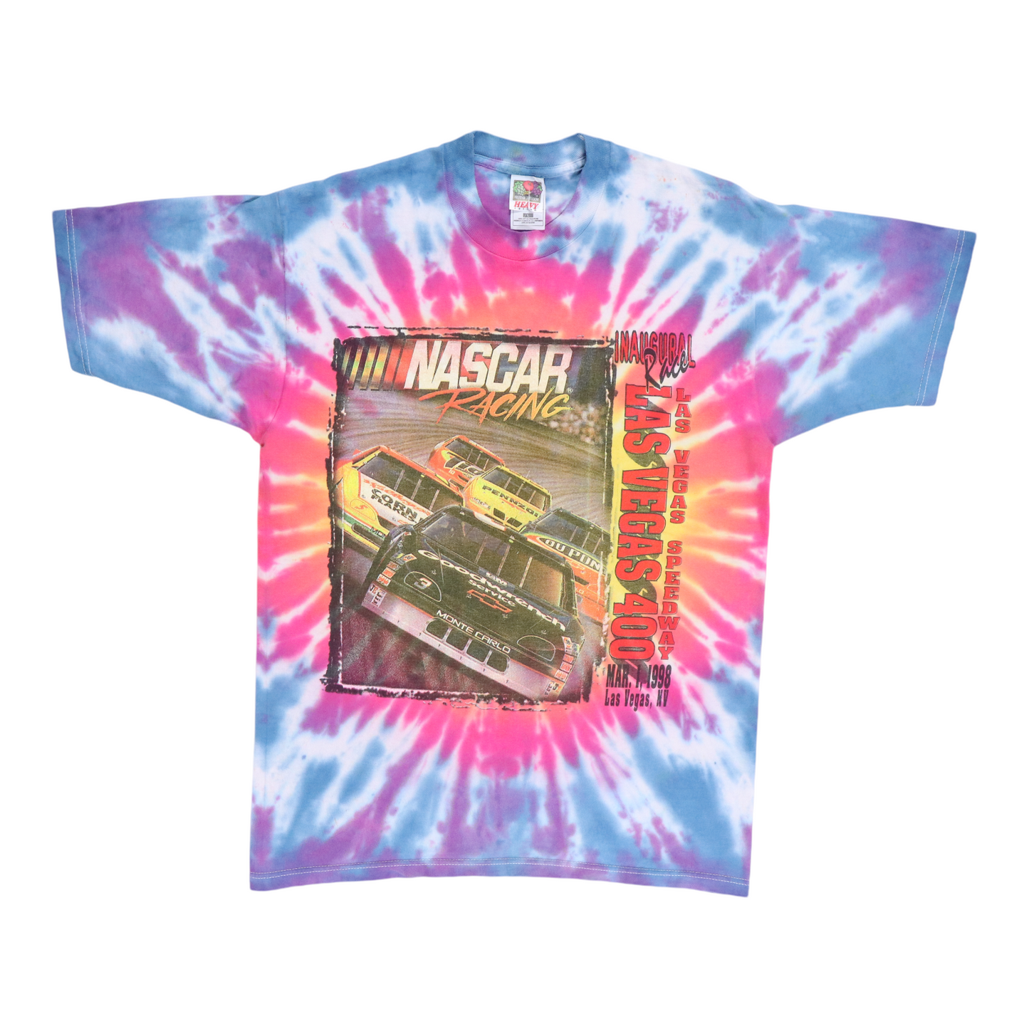 1998 Nascar Racing Las Vegas 400 Tie Dye Shirt