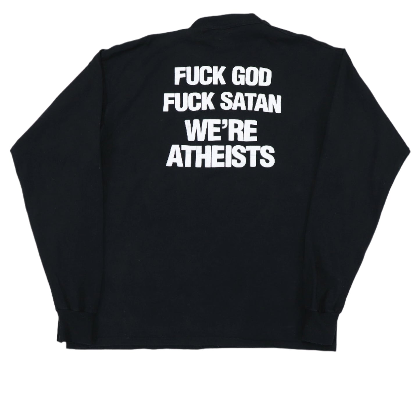 1998 DOA Fuck God Satan We're Atheists Long Sleeve Shirt