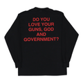 2000 Marilyn Manson God Guns Government Long Sleeve Shirt