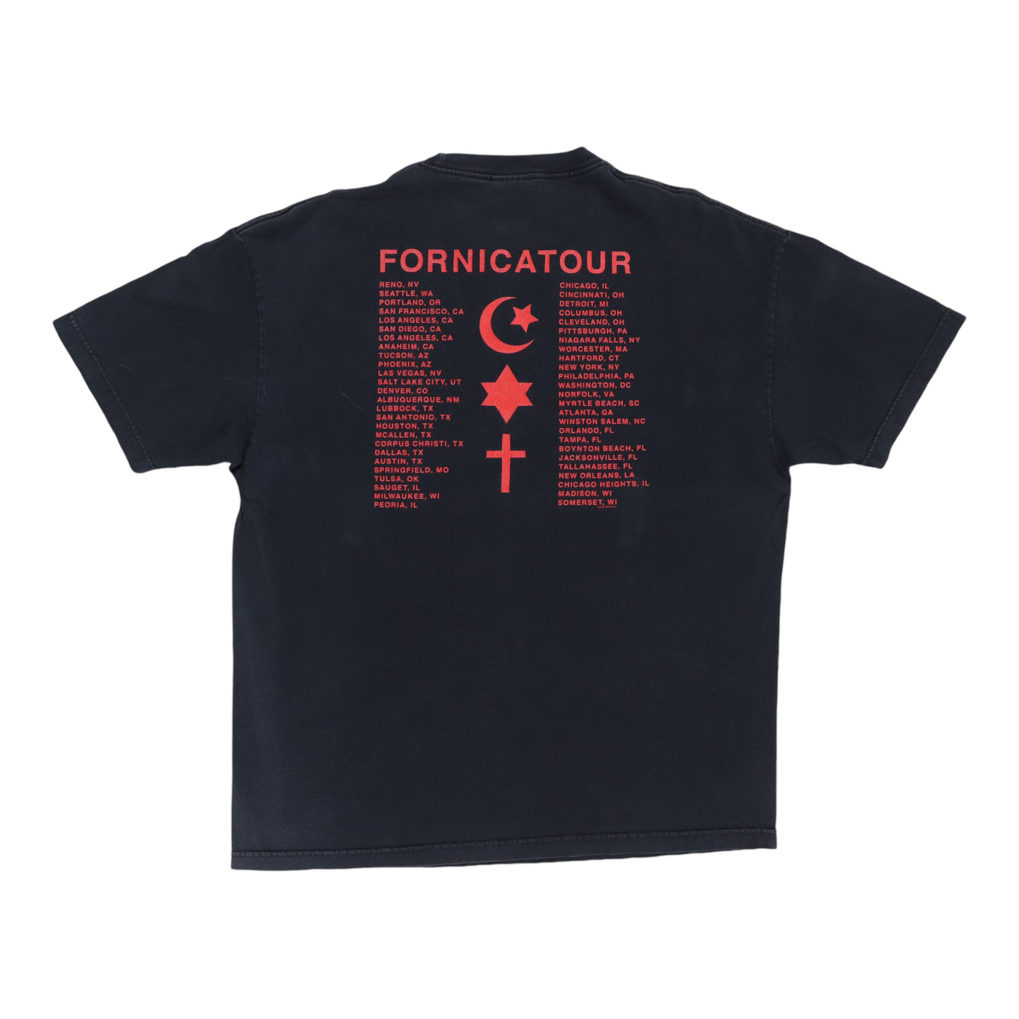 2003 Ministry Fornicator Tour Shirt