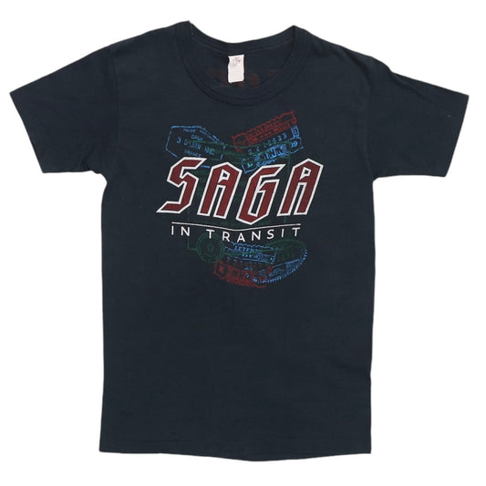 1982 Saga In Transit Worlds Apart Shirt