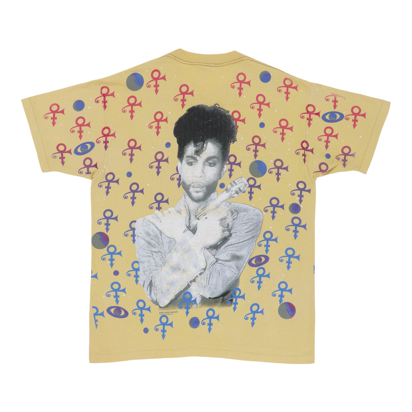 1993 Prince All Over Print Color Change Shirt