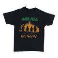 1986 Overkill Feel The Fire Tour Shirt