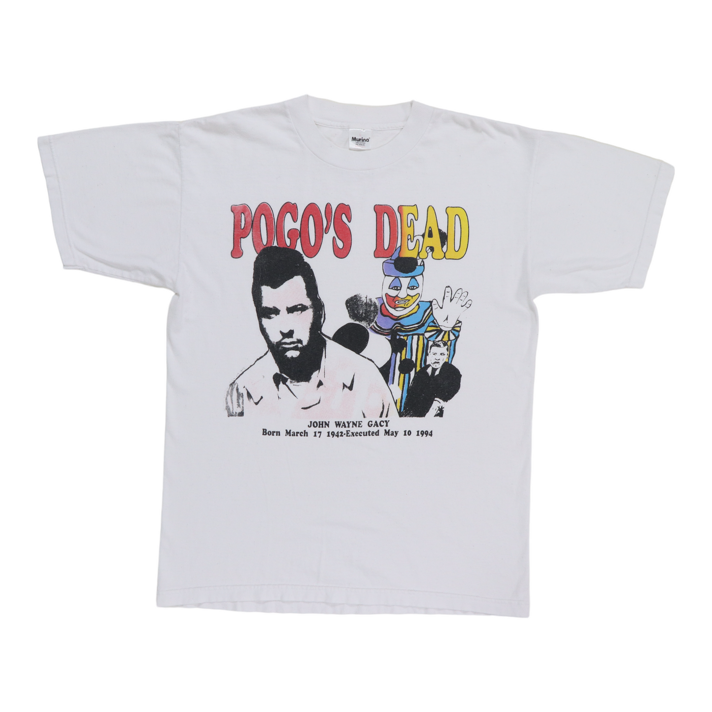 1994 Pogo's Dead John Wayne Gacy Shirt