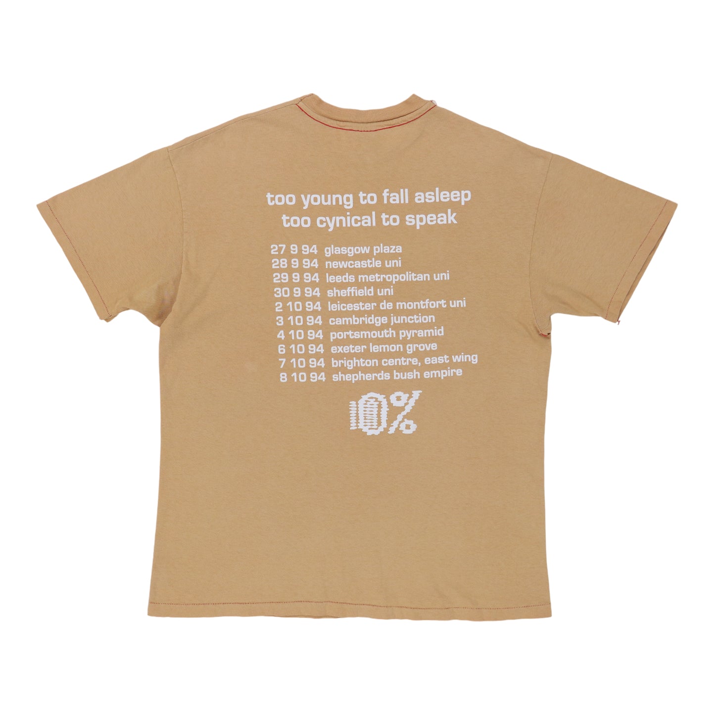 1994 Radiohead My Iron Lung Tour Color Change Shirt