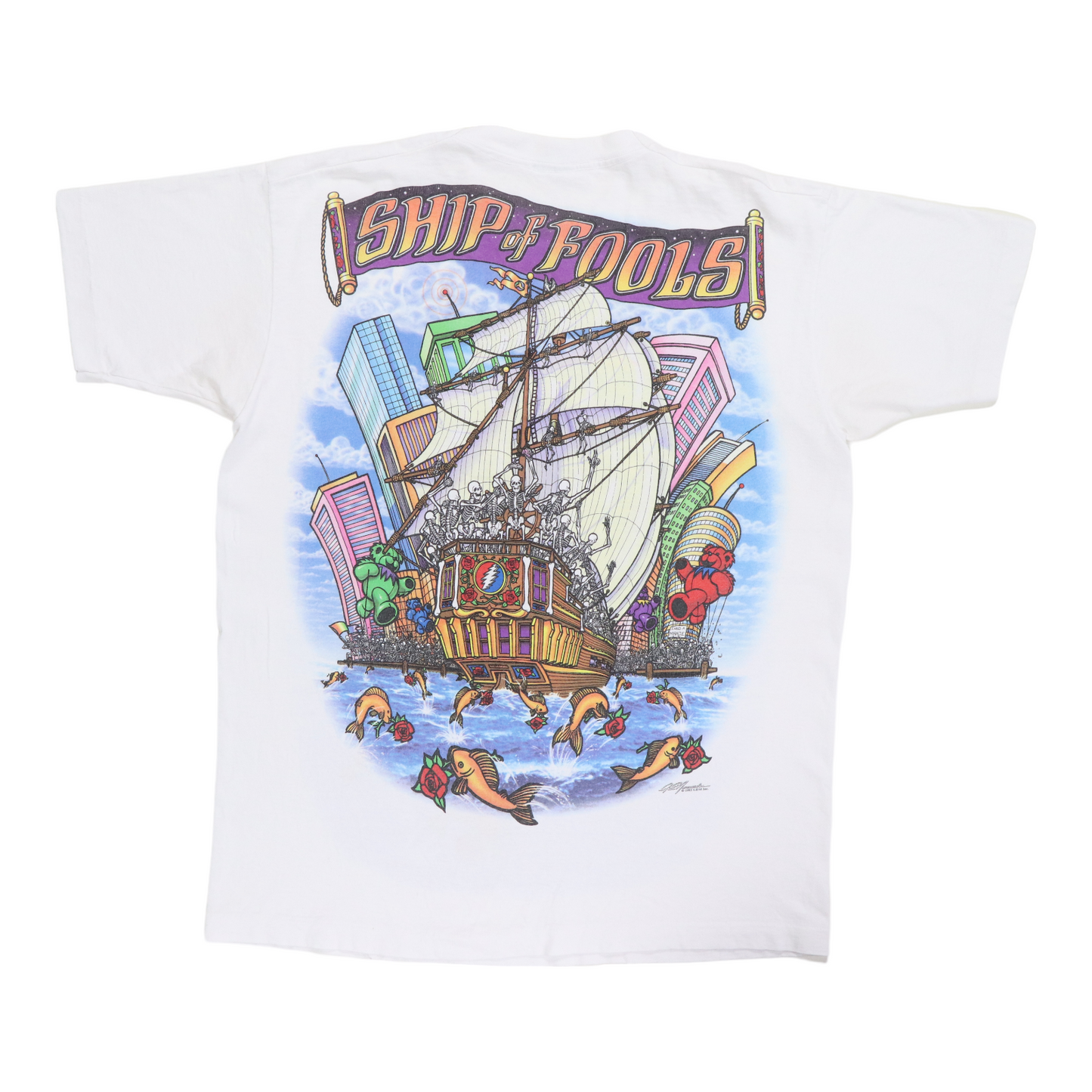 1993 Grateful Dead Ship Of Fools Shirt