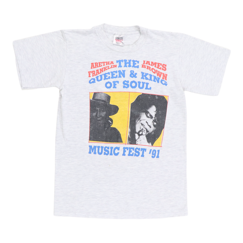 1991 James Brown Aretha Franklin Concert Shirt