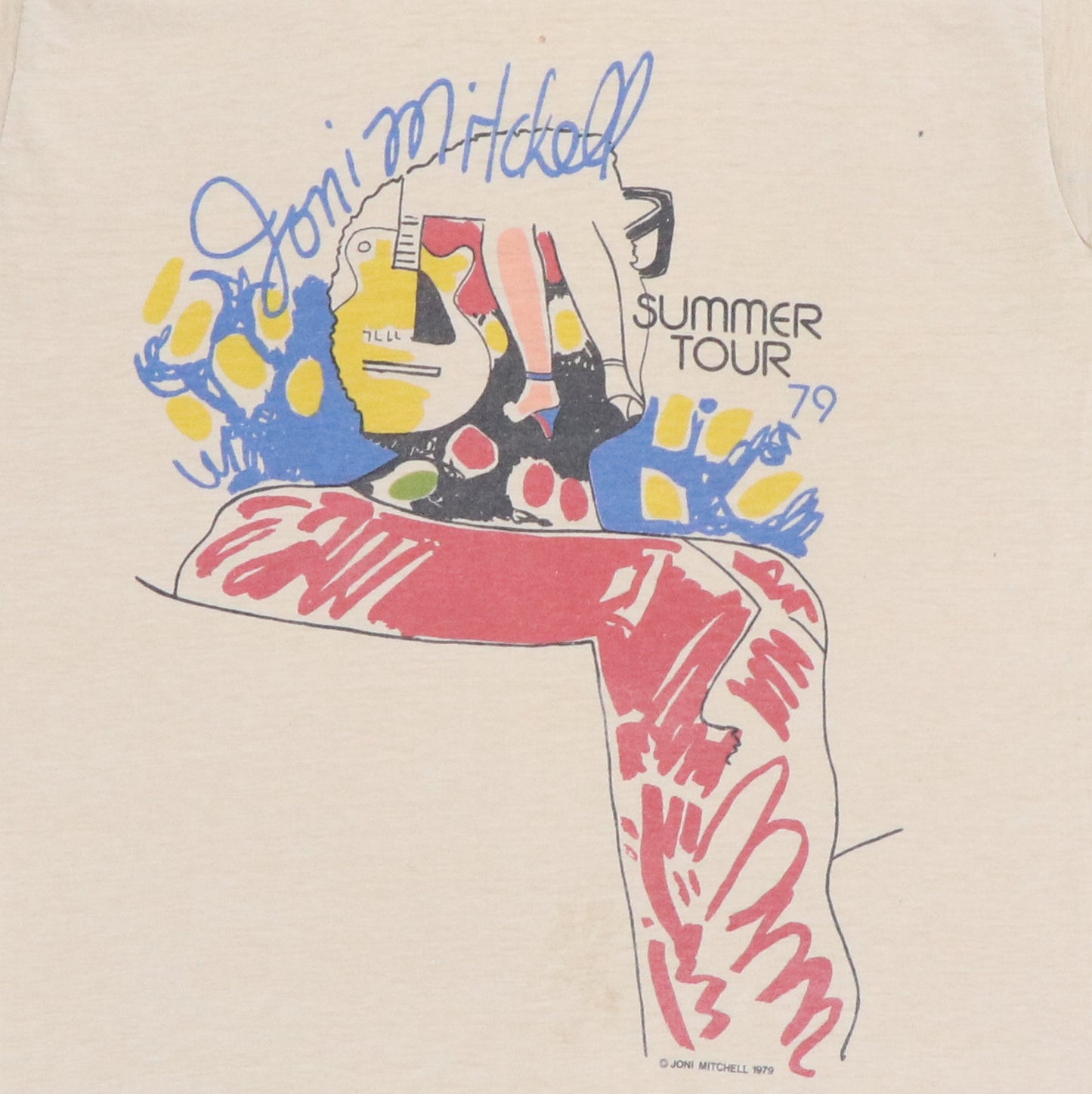 1979 Joni Mitchell Tour Shirt