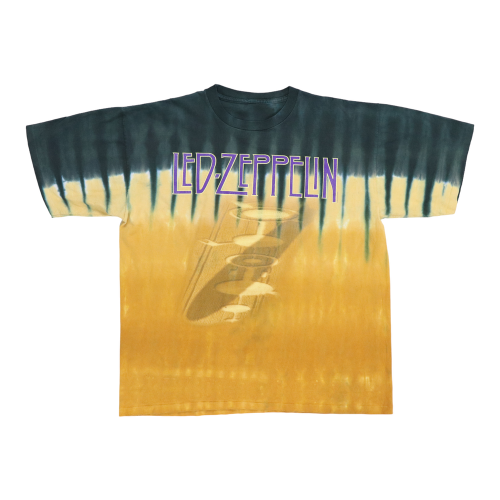 2005 Led Zeppelin Crop Circles Tie Dye Shirt