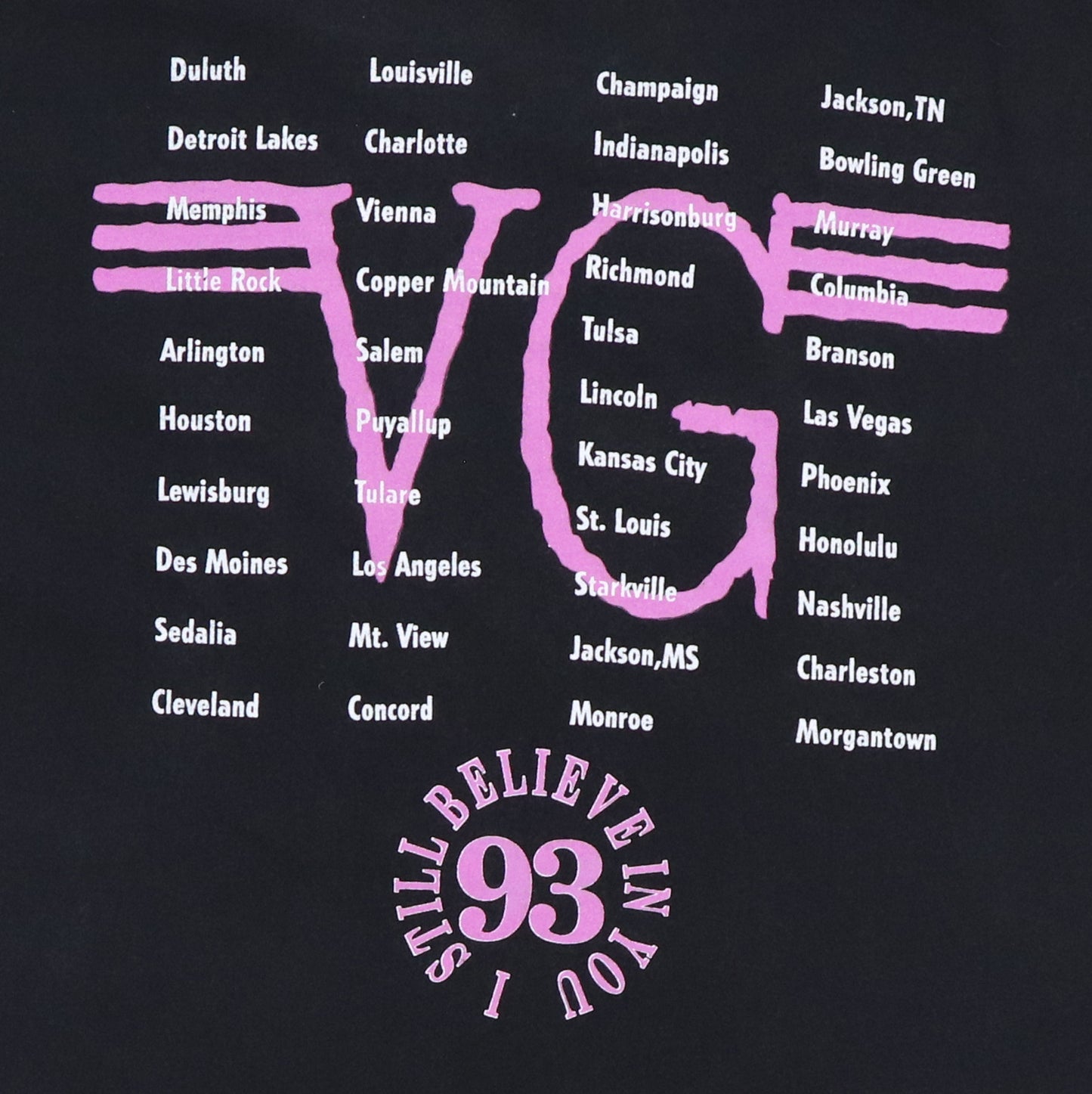 1993 Vince Gill Tour Shirt