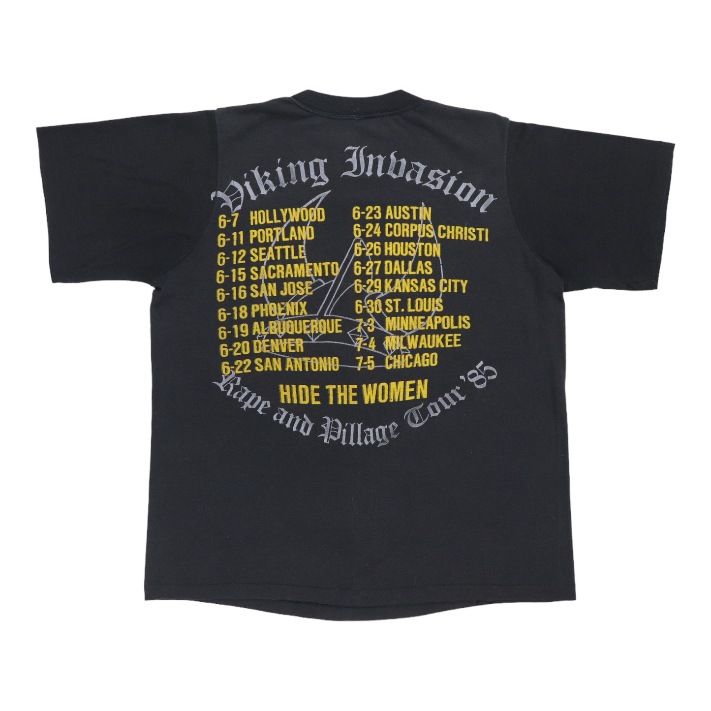 1985 Yngwie Malmsteen Rising Force Tour Shirt – WyCo Vintage