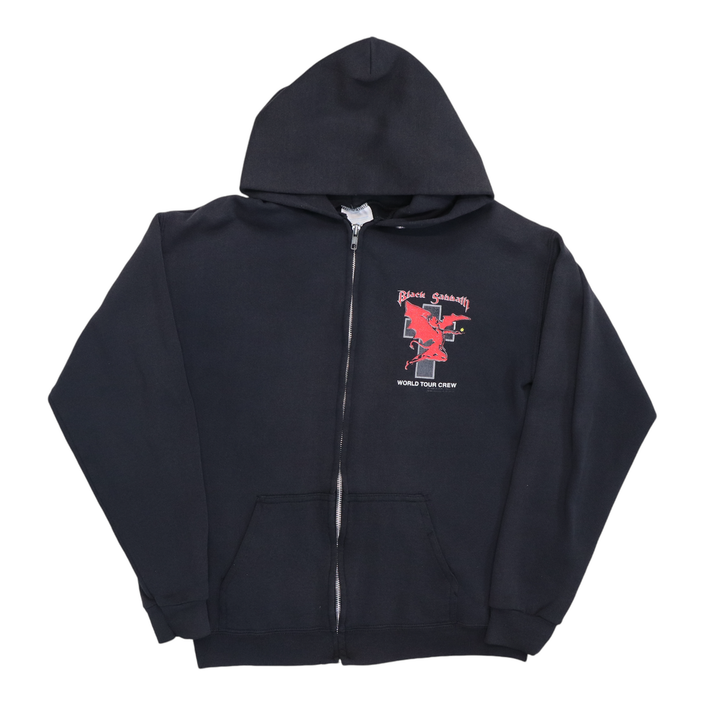 1992 Black Sabbath Tour Zip Up Hoodie