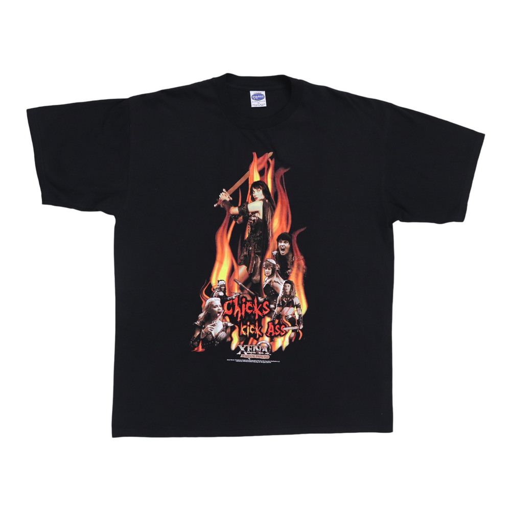 1990s Xena Chicks Kick Ass Shirt