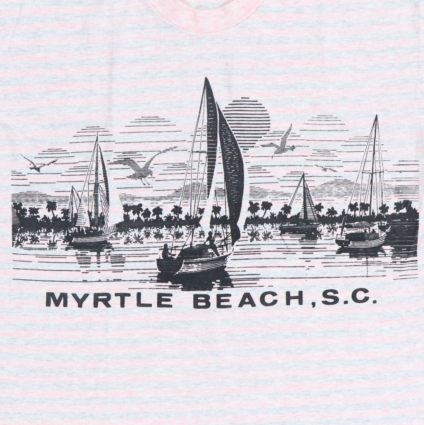 1980s Myrtle Beach Striped Shirt