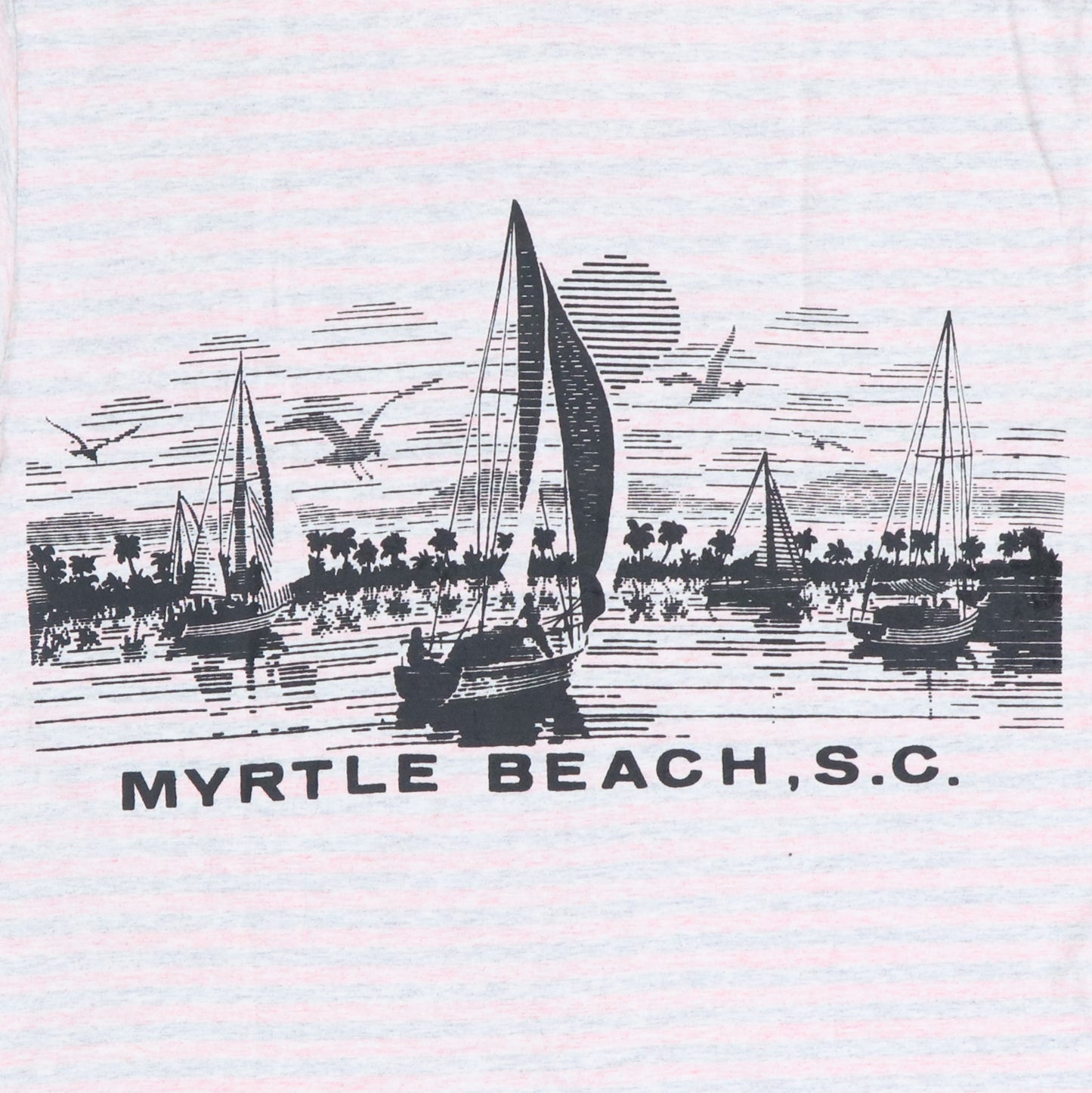 1980s Myrtle Beach Striped Shirt