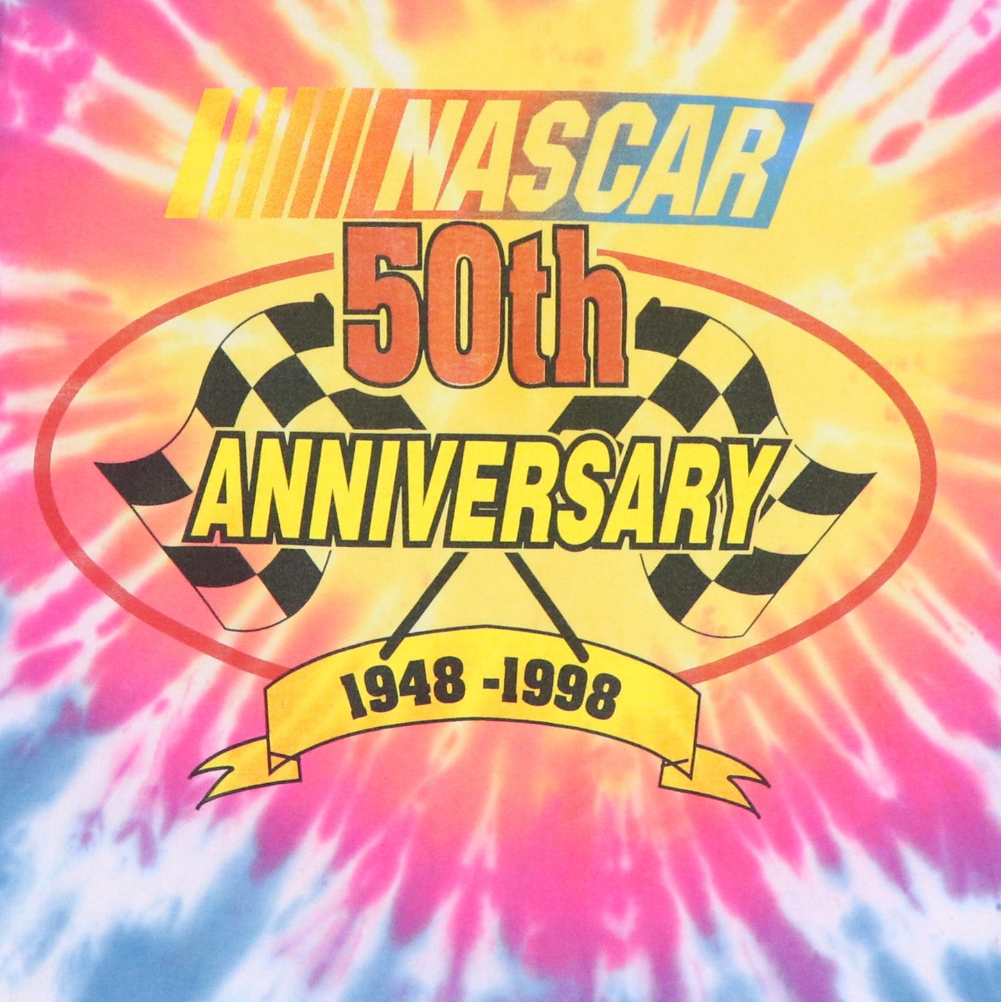 1998 Nascar Racing Las Vegas 400 Tie Dye Shirt