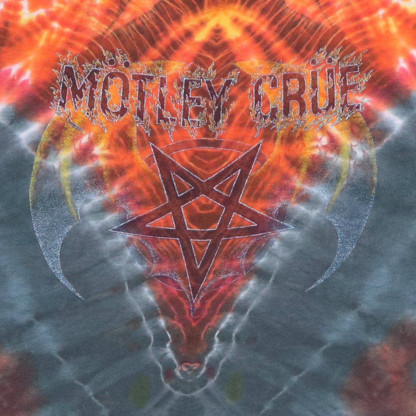 1980s Motley Crue Symmetria Tie Dye Shirt