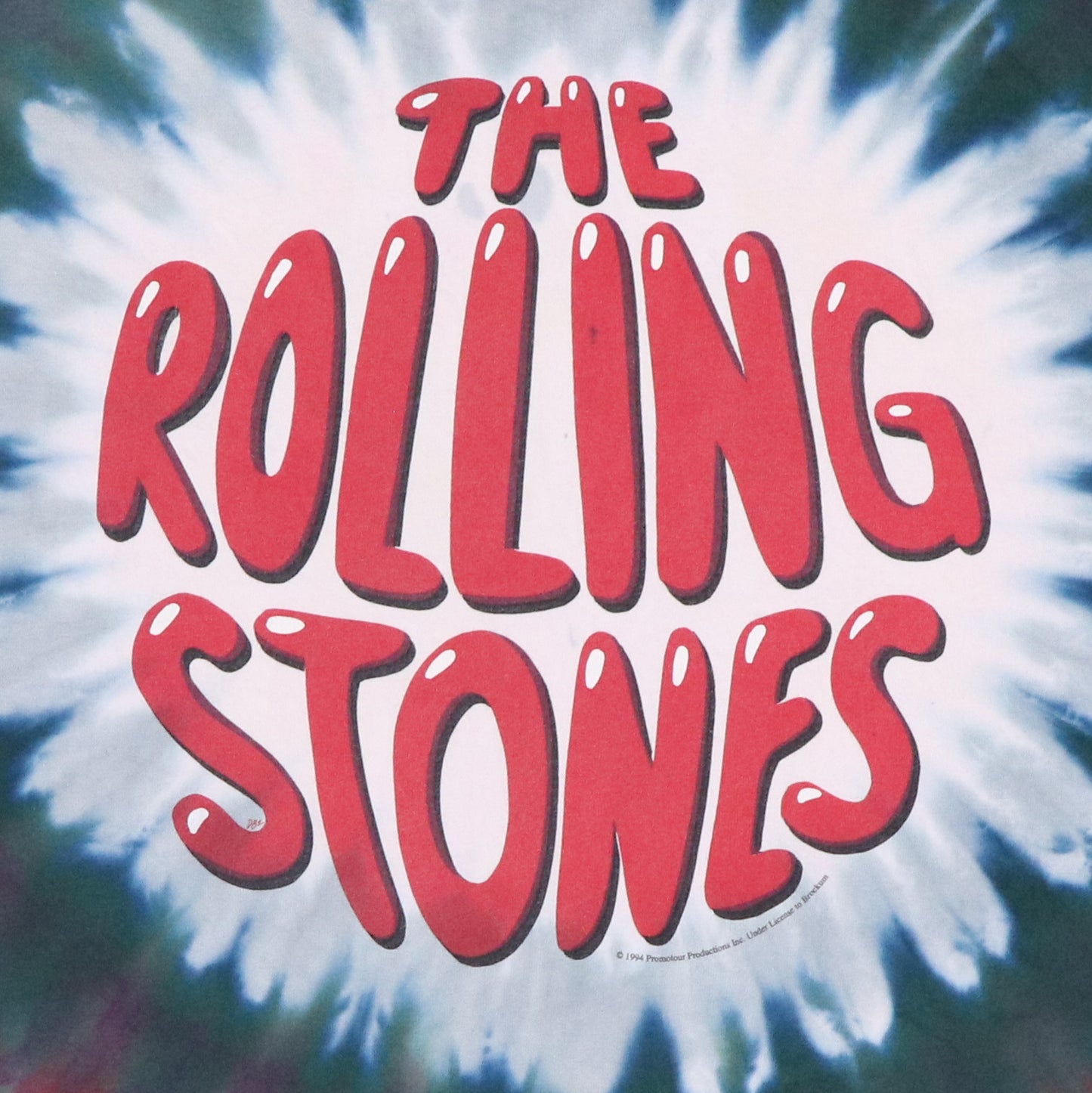 1994 Rolling Stones Tie Dye Shirt