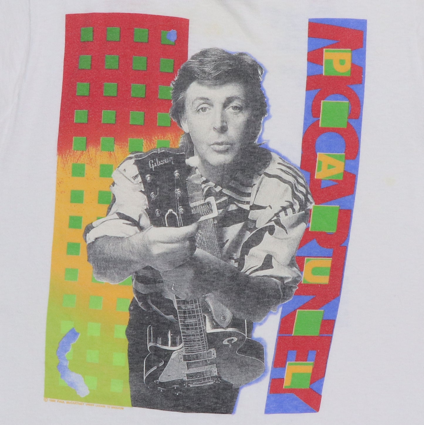 1989 Paul McCartney World Tour Shirt