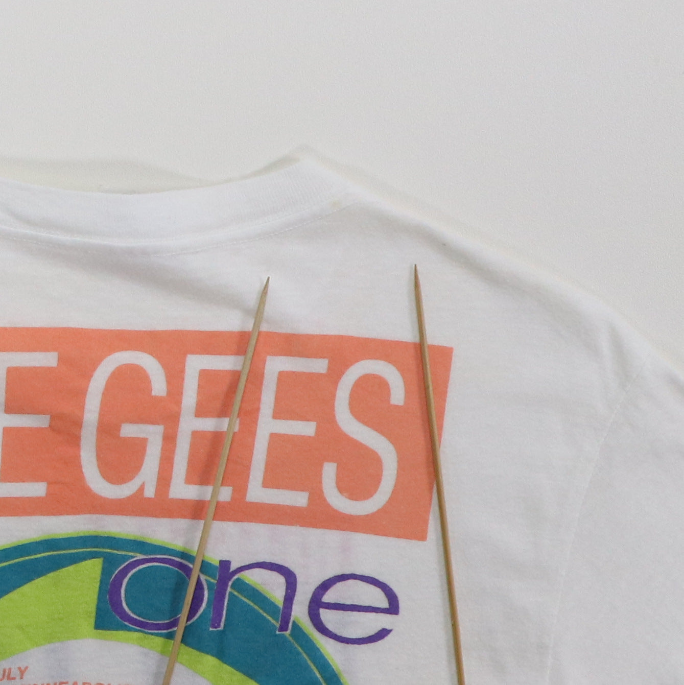 1989 Beegees One For All Tour Shirt