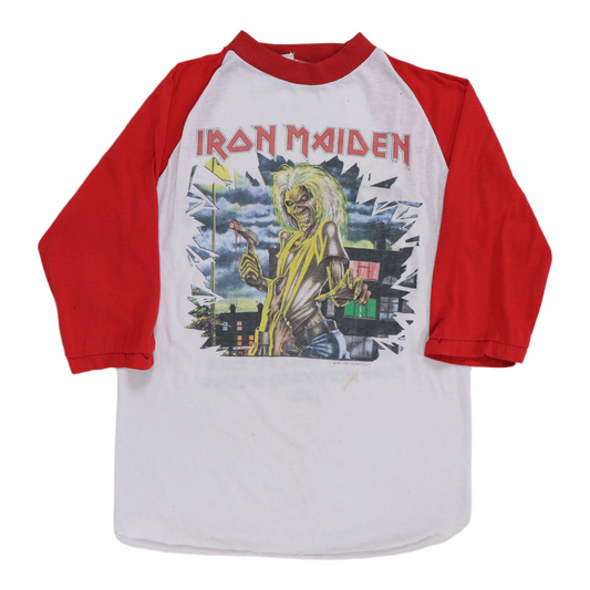 1981 Iron Maiden Killer Tour Jersey Shirt