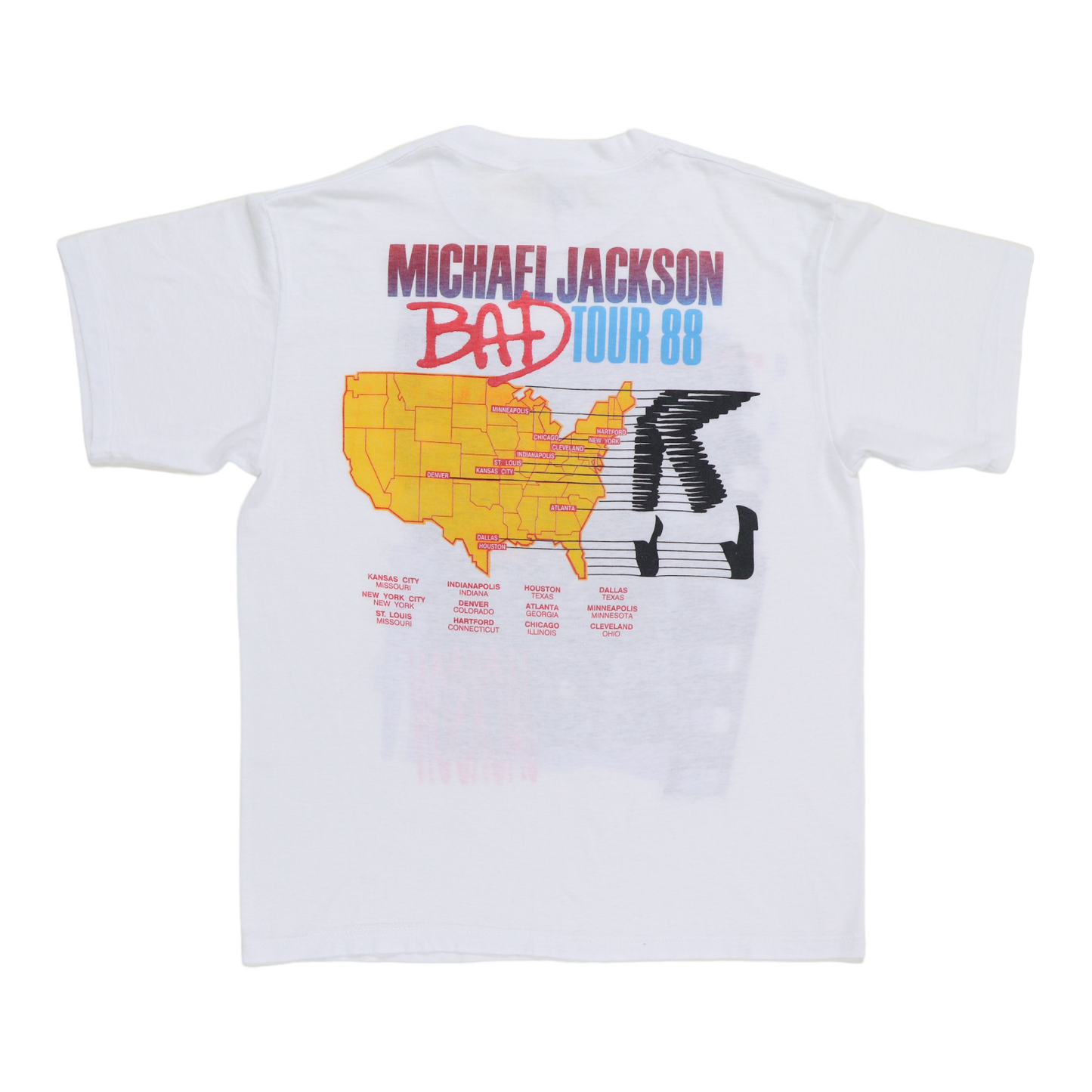 1988 Michael Jackson Bad Tour Shirt