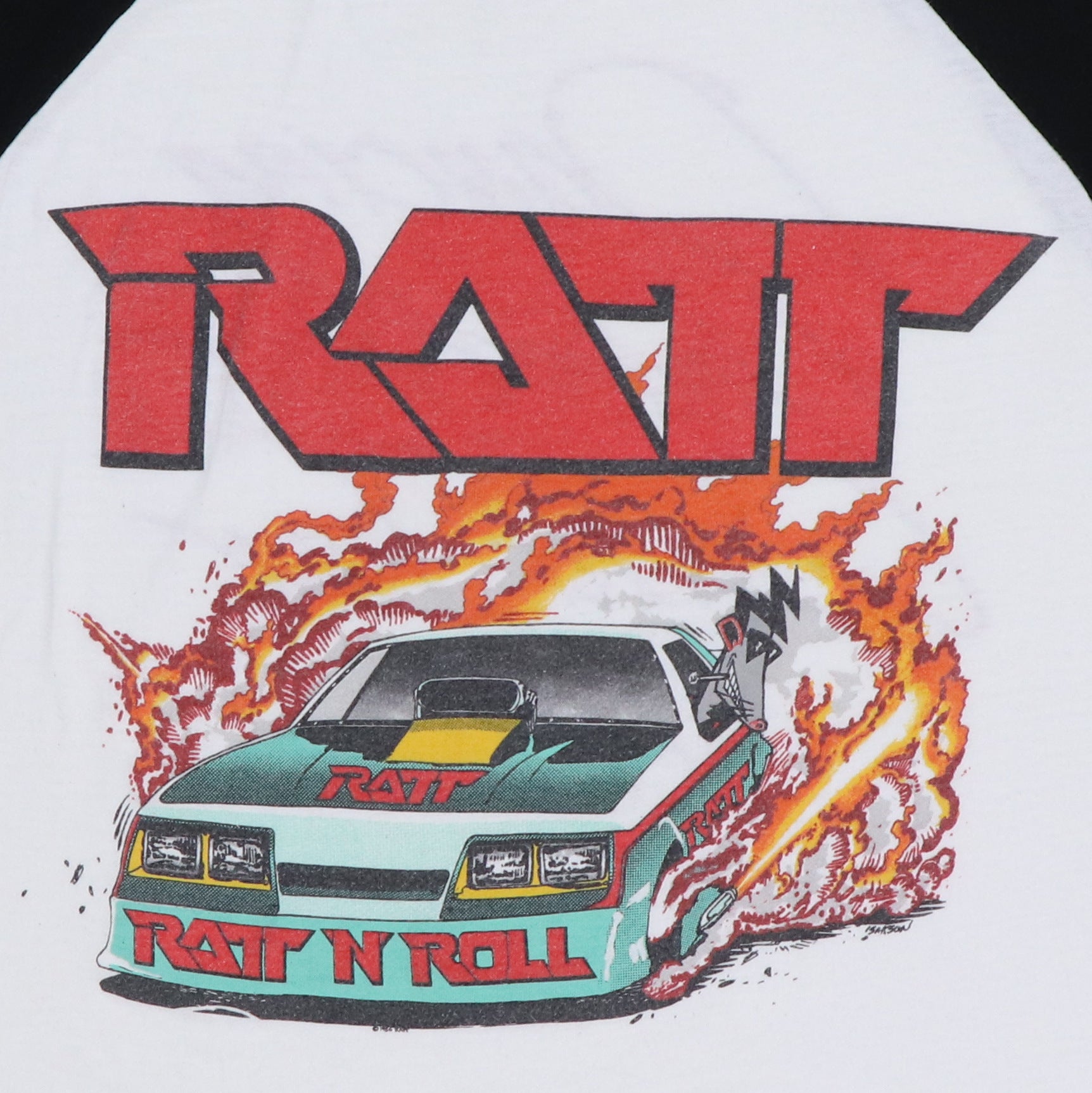 1987 Ratt Dancing Undercover World Tour Jersey Shirt