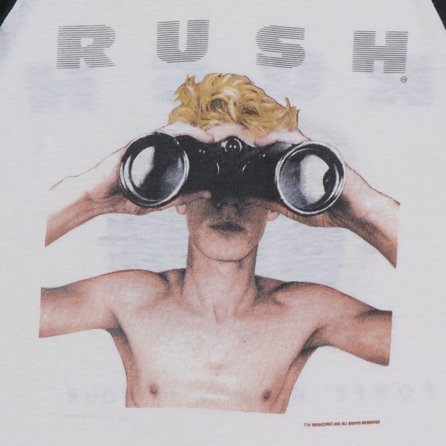 1985 Rush Power Windows Tour Jersey Shirt