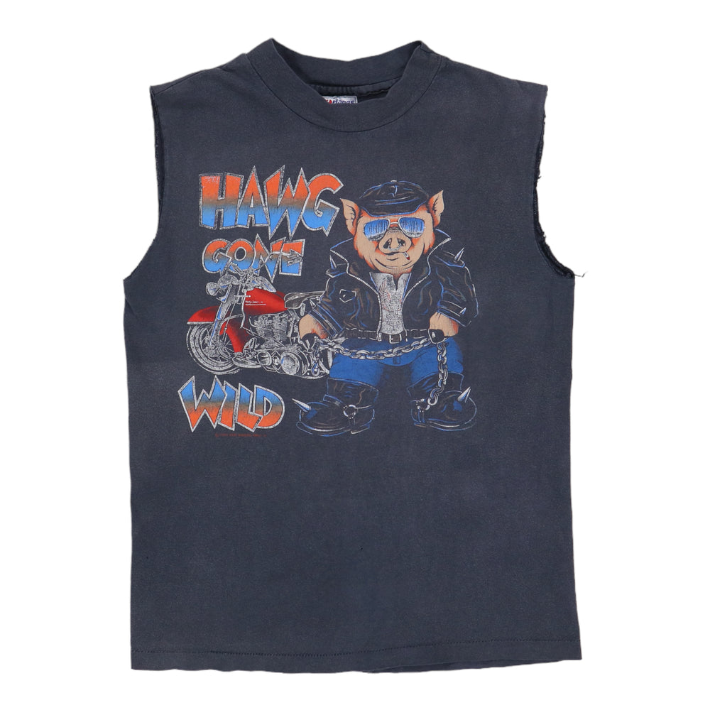 1986 Hawg Gone Wild Motorcycle Shirt