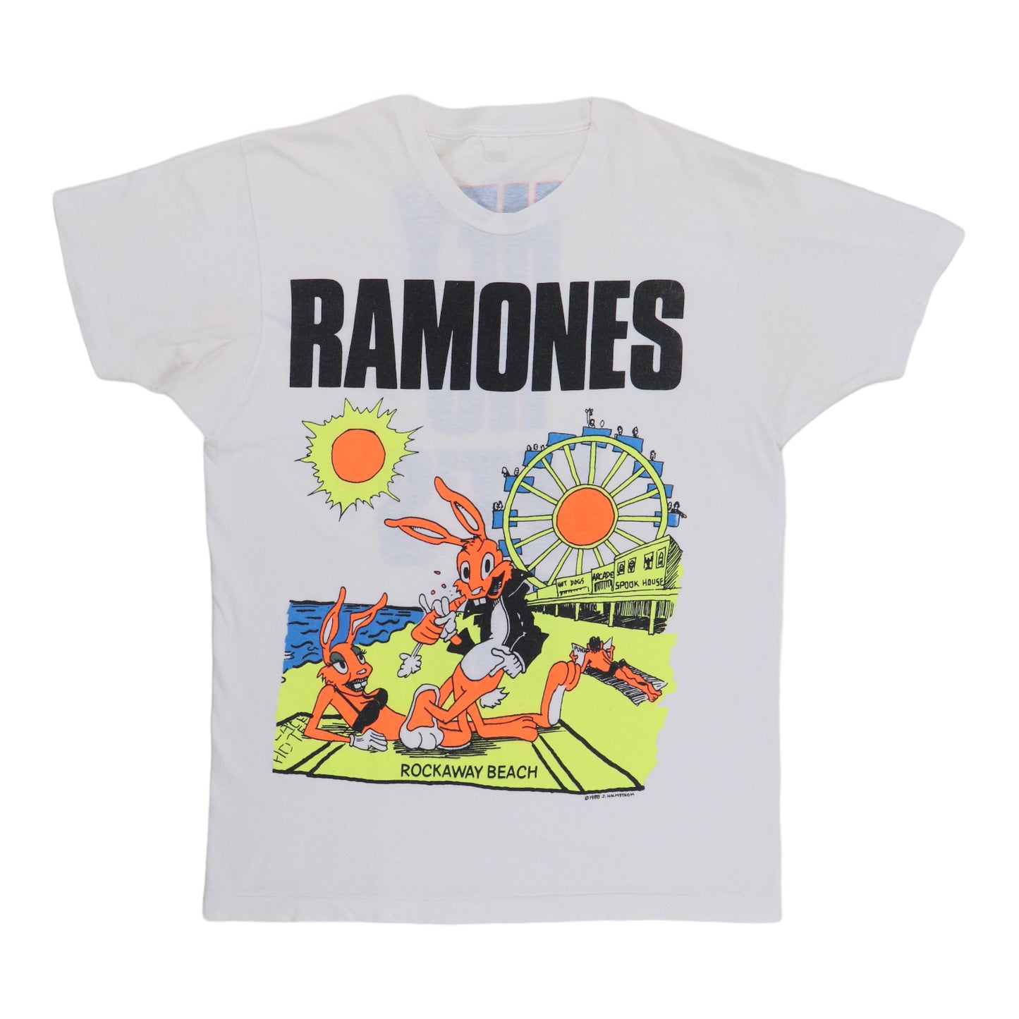 1988 Ramones Rockaway Beach Shirt