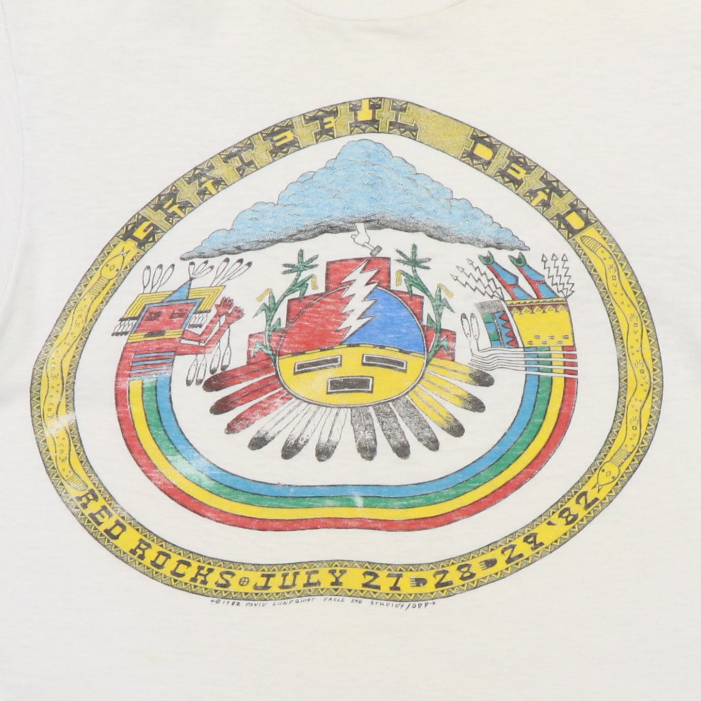 1982 Grateful Dead Red Rocks Concert Shirt