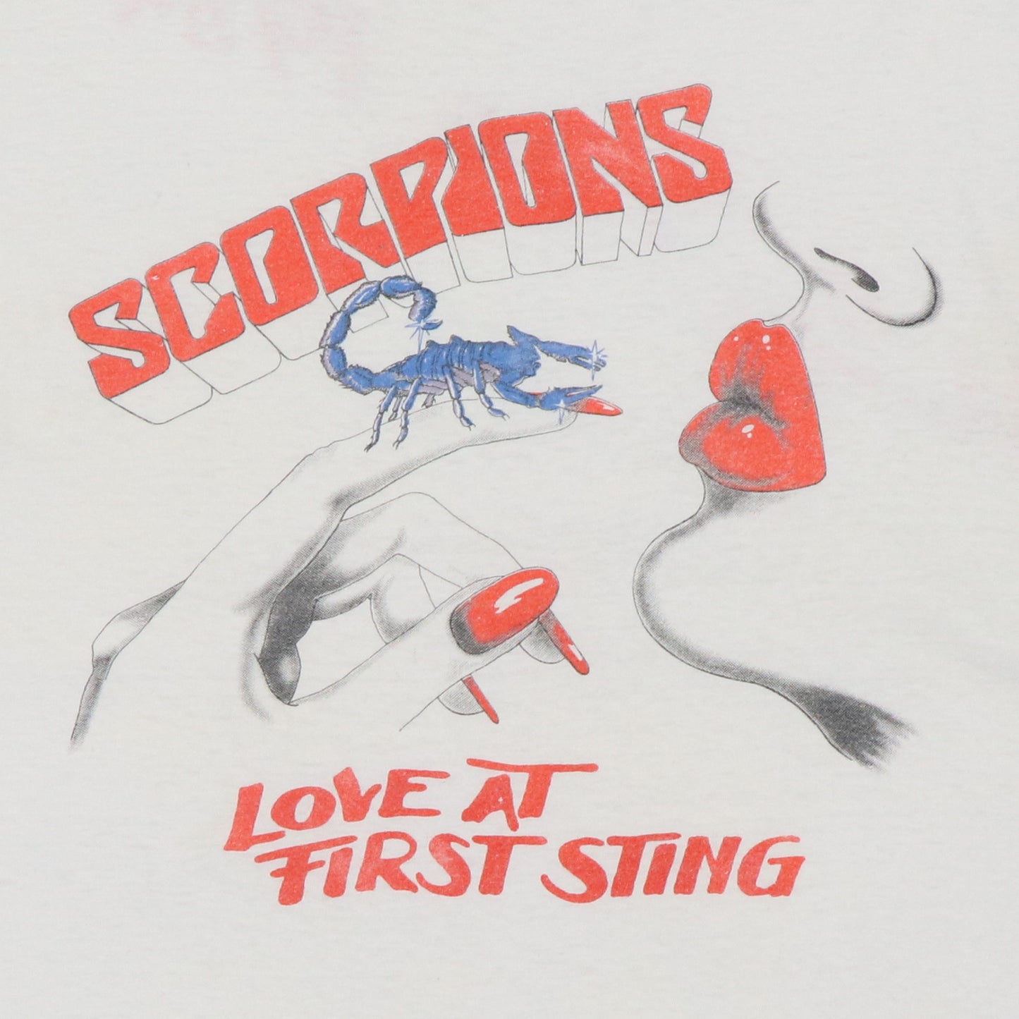 1984 Scorpions Love At First Sting Tour Sleeveless Shirt