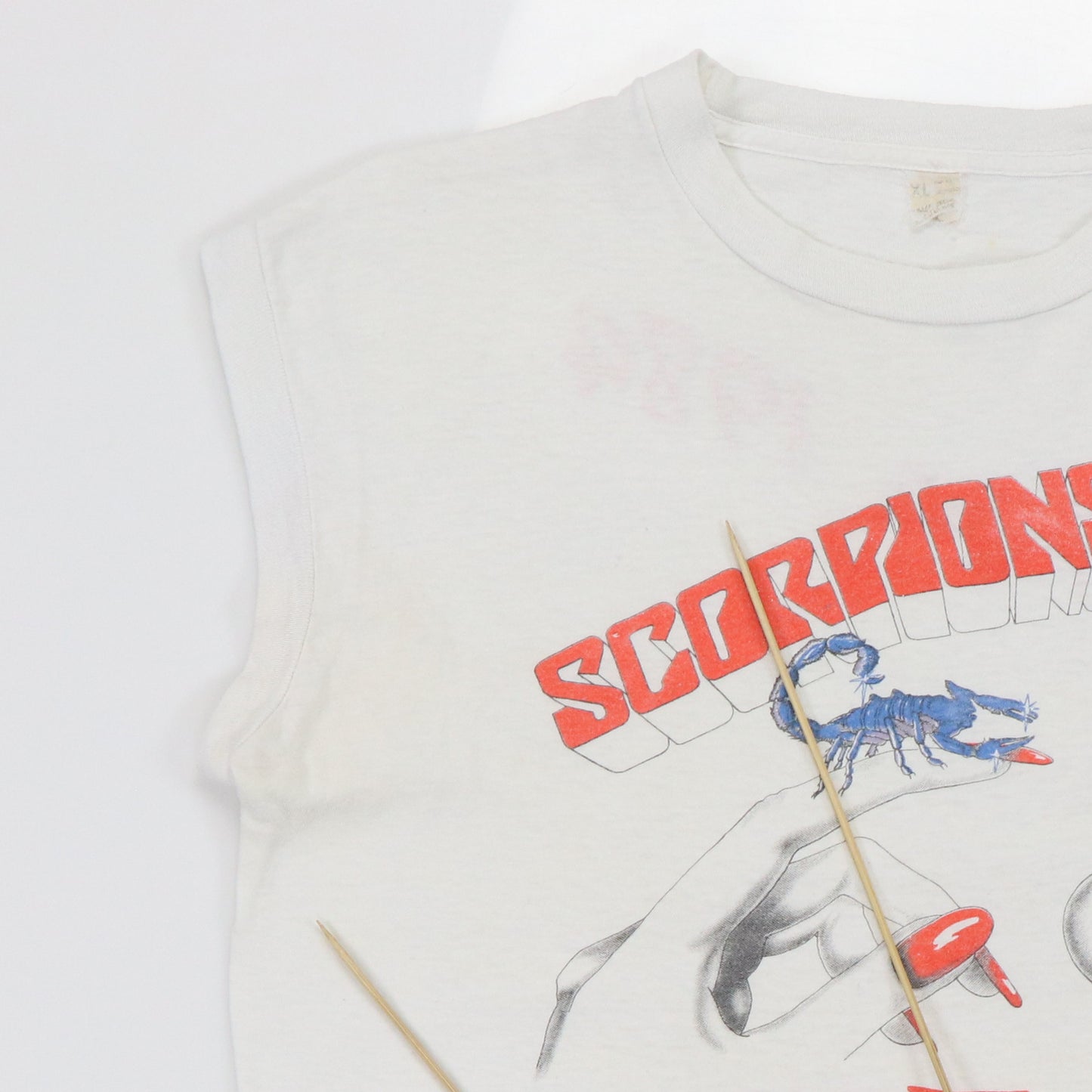 1984 Scorpions Love At First Sting Tour Sleeveless Shirt