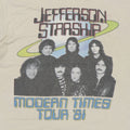 1981 Jefferson Starship Modern Times Tour Shirt