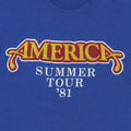 1981 America Summer Tour Shirt