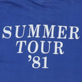 1981 America Summer Tour Shirt