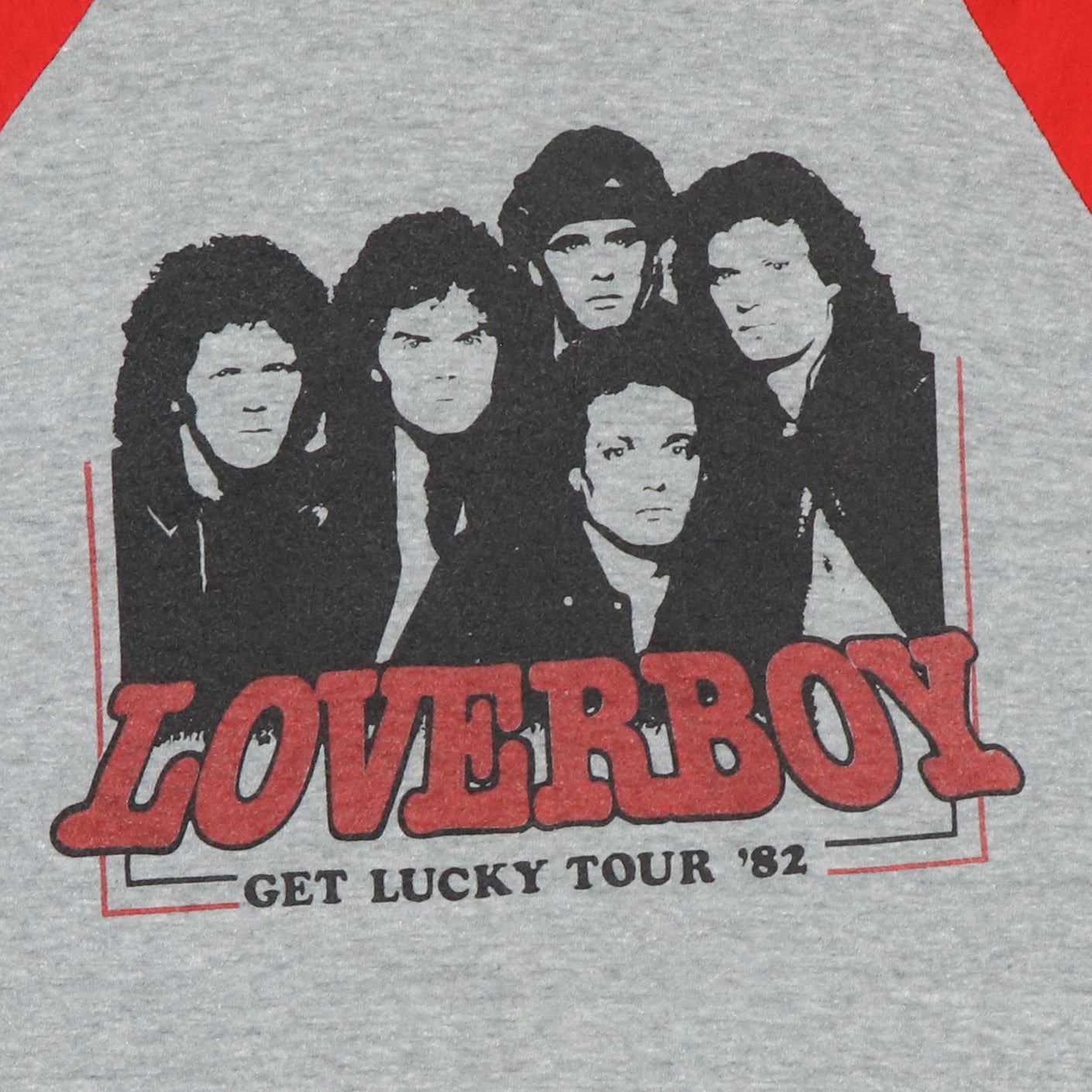 1982 Loverboy Get Lucky Tour Jersey Shirt