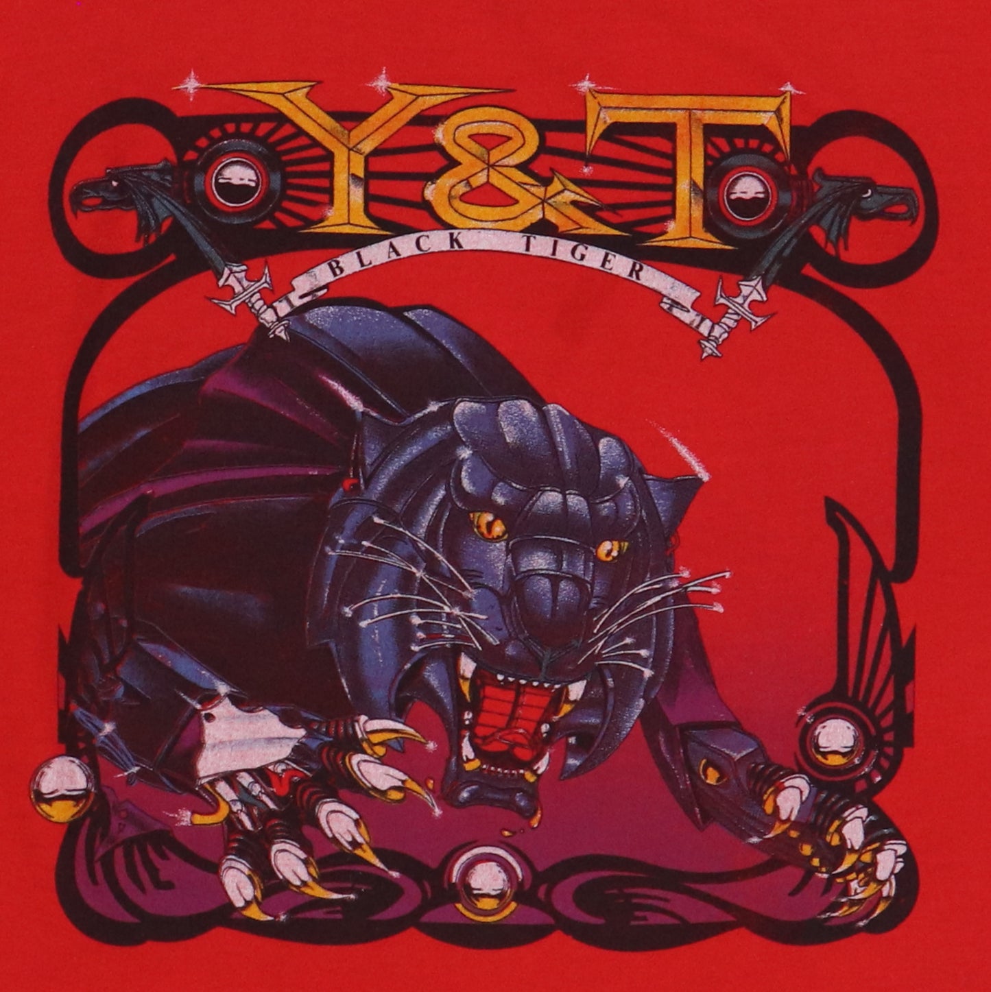 1985 Y&T Black Tiger Tour Shirt