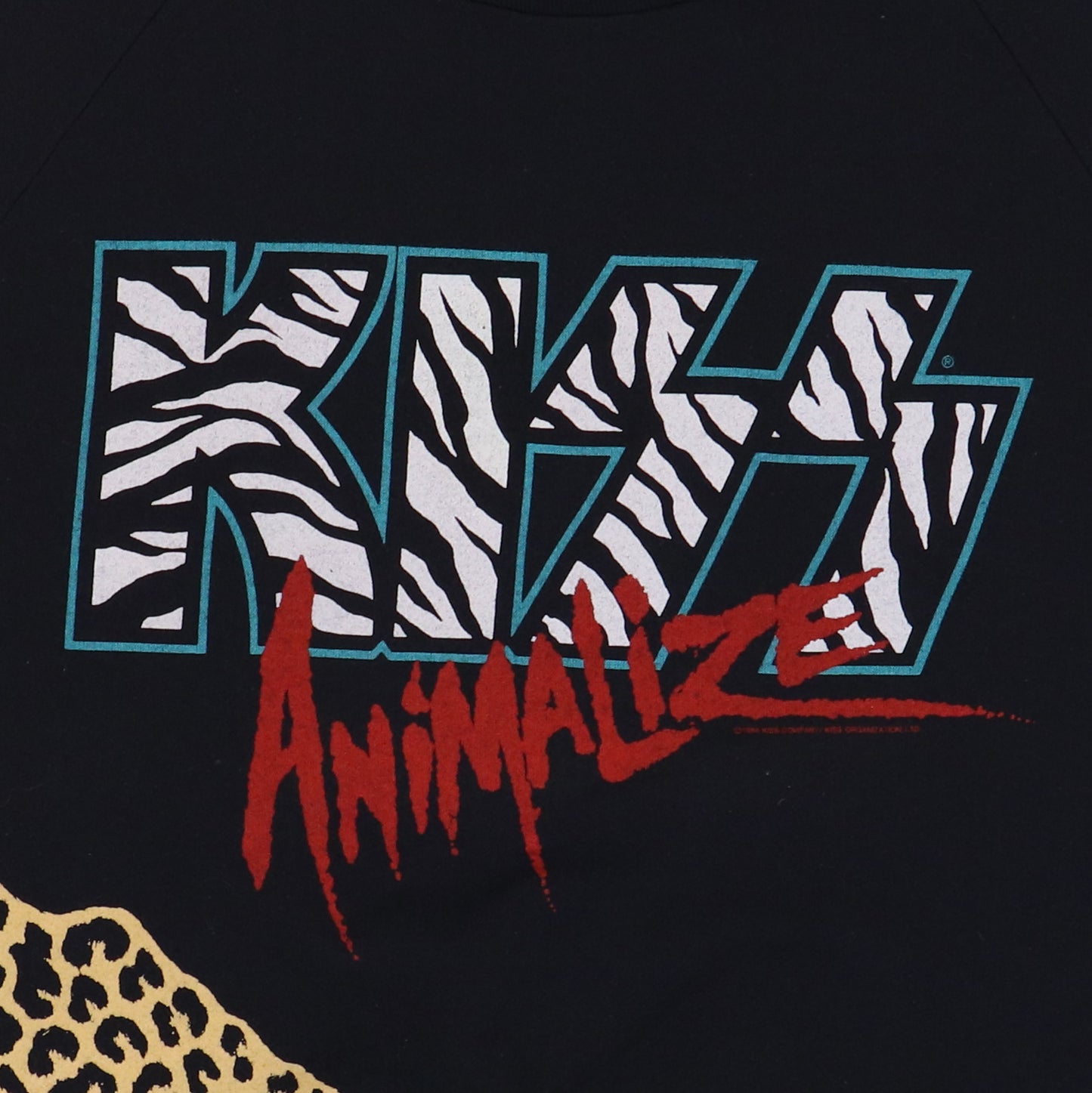 1984 Kiss Animalize Sleeveless Sweatshirt