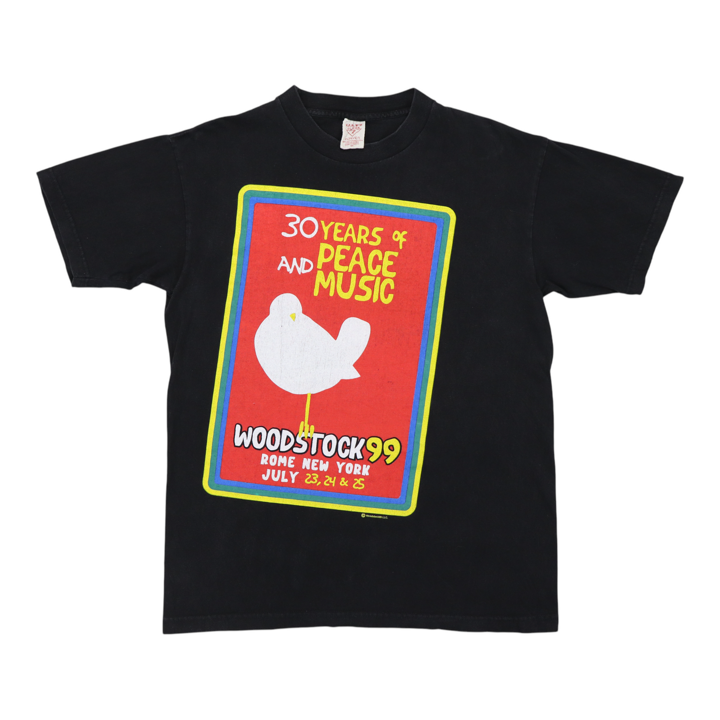 1999 Woodstock Music Festival Concert Shirt