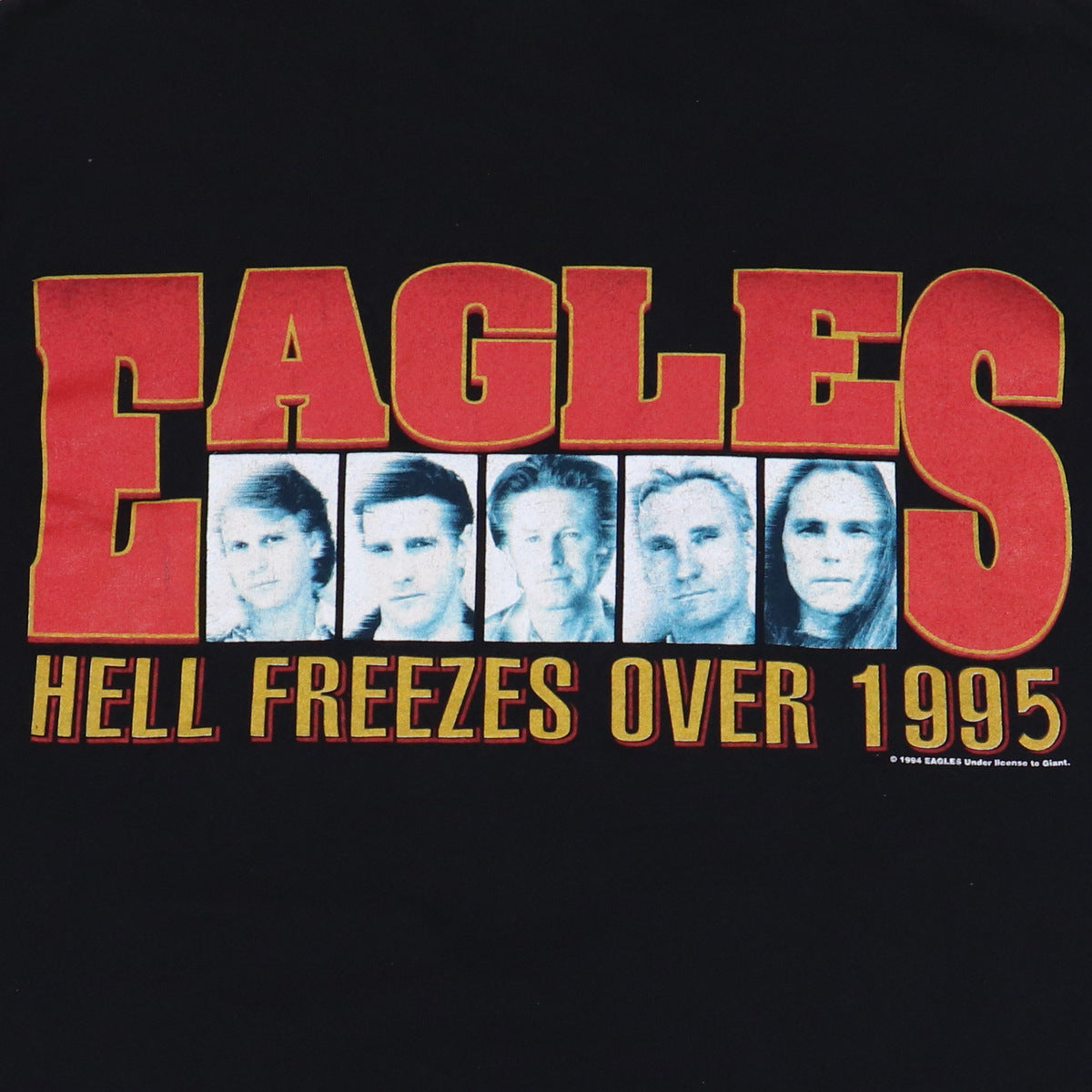 1995 Eagles Hell Freezes Over World Tour Shirt