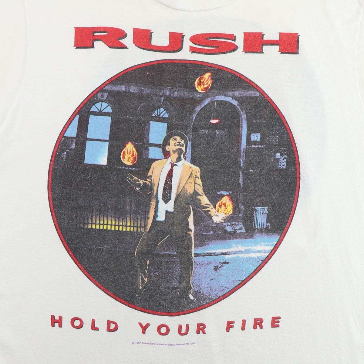 1987 Rush Hold Your Fire Shirt