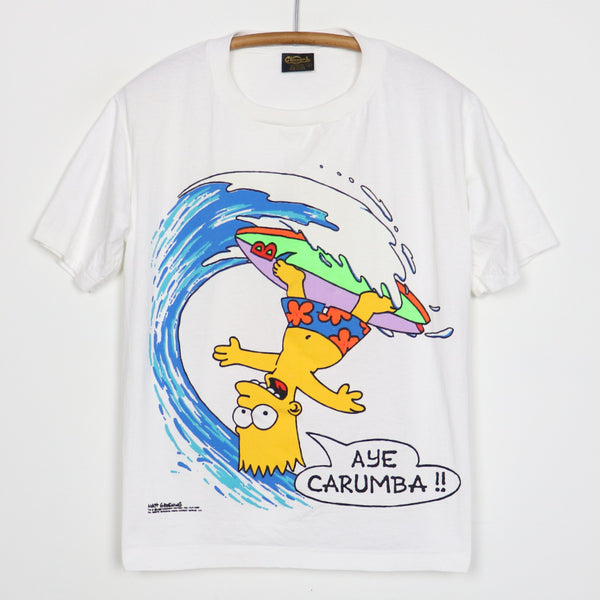 1989 The Simpsons Bart Simpson Aye Carumba Shirt