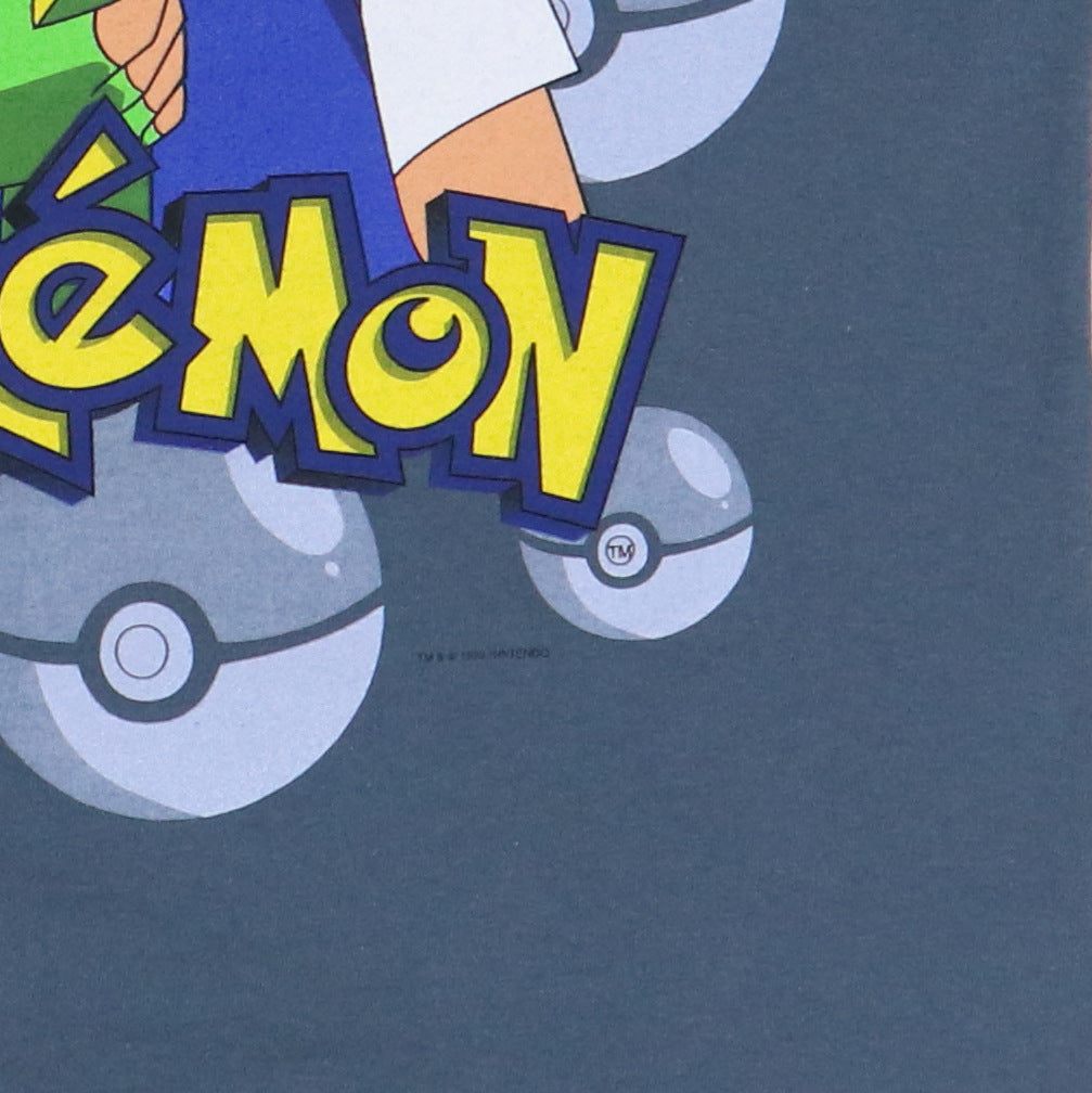 1999 Pokemon Ash & Pikachu Shirt