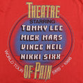 1985 Motley Crue Theatre of Pain World Tour Shirt