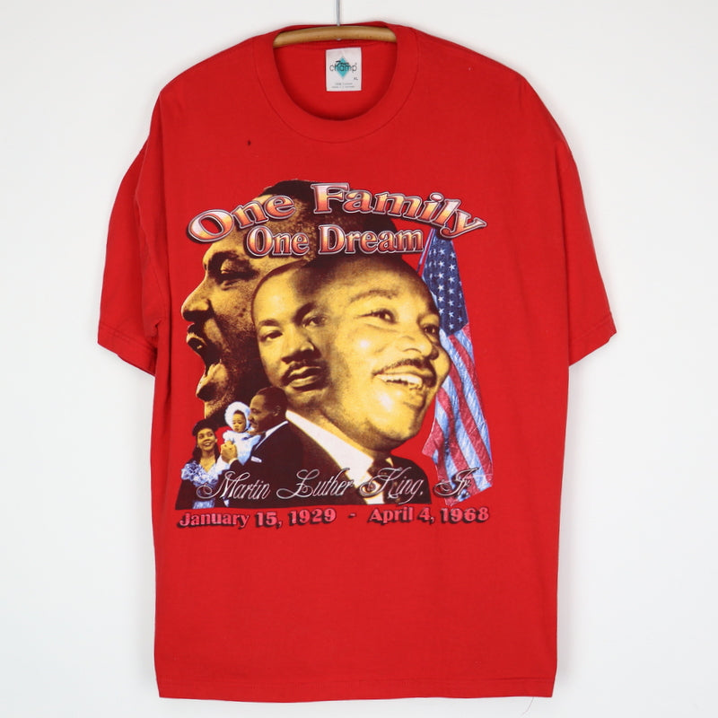 1990s Martin Luther King Jr. One Family One Dream Shirt