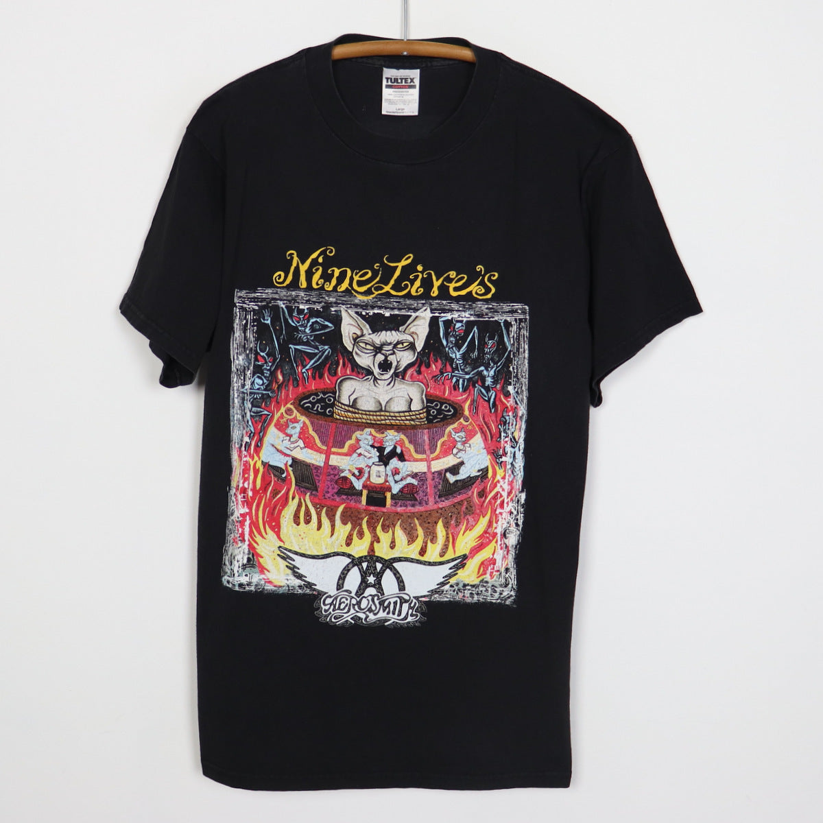 1997 Aerosmith Nine Lives Tour Shirt