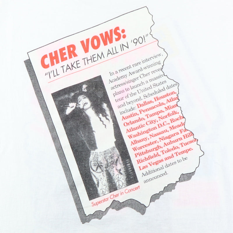 1990 Cher National Enquirer Shirt