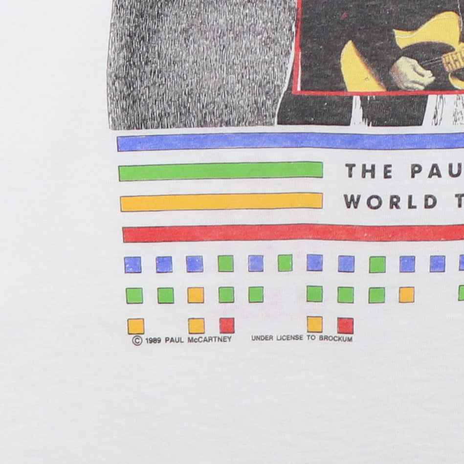 1989 Paul McCartney World Tour Shirt – WyCo Vintage