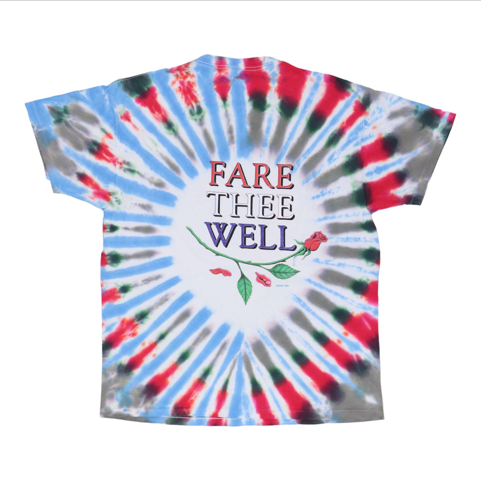 1995 Grateful Dead Fare Thee Well Tie Dye Shirt – WyCo Vintage